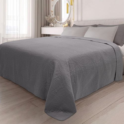 Εικόνα της ΚΟΥΒΕΡΛΙ LIGERO GREY 220X240